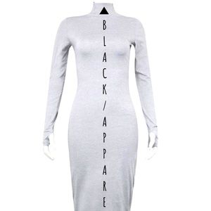 Black Apparel Long Body Dress